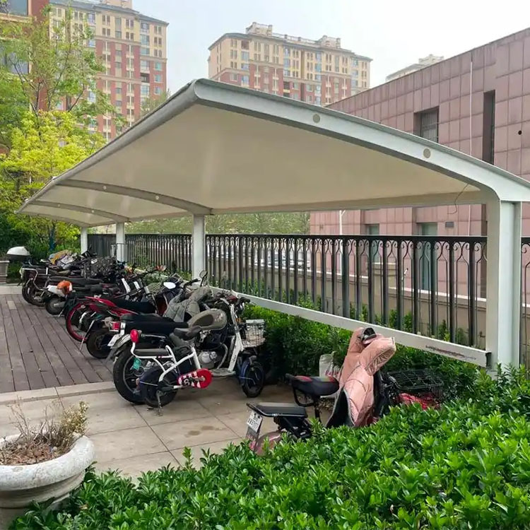 庆安县膜结构电动车棚